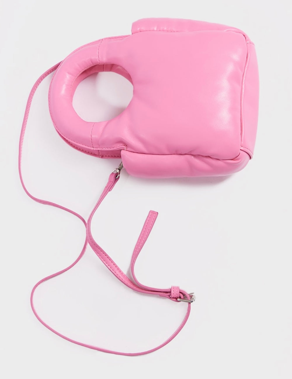 Hot Pink Padded Handbag